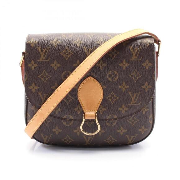 LOUIS VUITTON Brown Monogram Leather Shoulder Bag - Picture 1 of 8